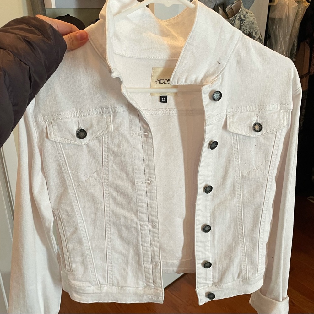 White Jean Jacket